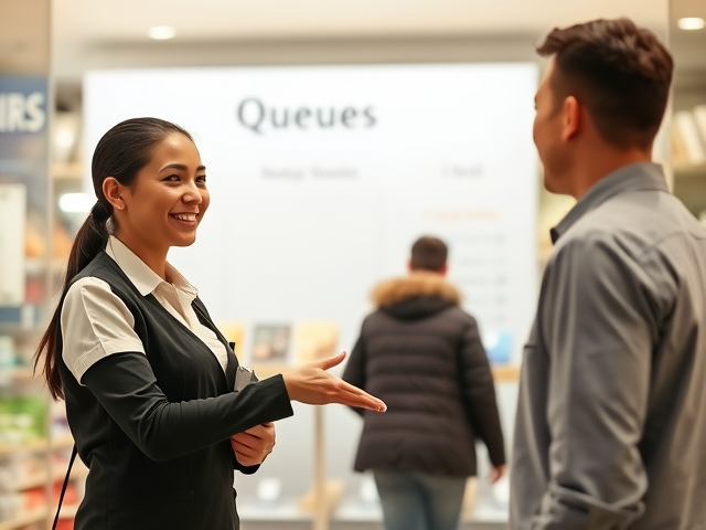 Efficient Crowd Control for Retail Stores