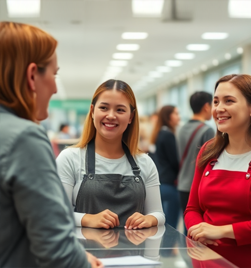 Managing store flow during peak season crowds