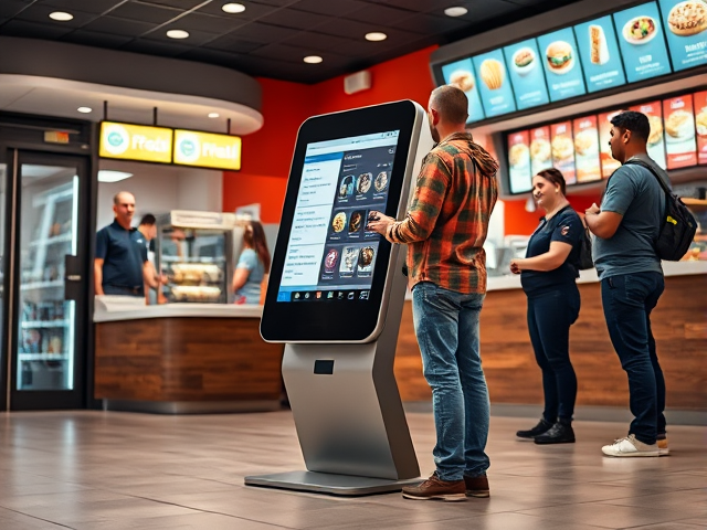 Smart Queue Kiosk for Fast Food